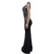 Fashion women's hot diamond mesh sleeveless dress new