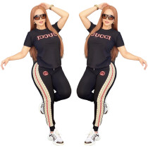 Autumn New Fashion Casual Embroidery Elegant Women's Two Piece Set