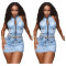 Hot selling vest short skirt elastic set