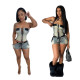 Hot selling lace up bra shorts elastic set