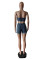 Hot selling elastic bra shorts set