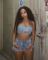 Hot selling elastic bra shorts set