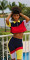 Women's Spring/Summer New Product Contrast Color Slim Fit Casual Capris Sports Set