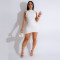 Fashionable round neck sleeveless slim fitting irregular dress