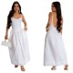New elegant and sexy backless suspender long skirt with elegant temperament