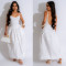 New elegant and sexy backless suspender long skirt with elegant temperament