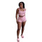 Sleeveless vest and shorts two-piece set
