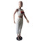 Fashion and casual positioning printed vest and pants set