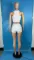 Letter shorts sleeveless two-piece set