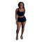 Sleeveless vest and shorts two-piece set
