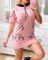 Fashionable women's avatar T-shirt