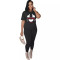 Printed Fashion Casual Set Street Two Piece Set