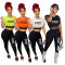 Fashion printed belly button two-piece set