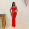 Fashion women's rhinestone solid color mesh dress new