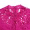 Sexy lace lace hollow short sleeved strap high waist wide leg foreign trade jumpsuit