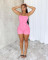Sexy, fashionable, casual backless lace up knit jumpsuit