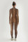 Long sleeved printed jumpsuit for European and American fashionable women's clothing