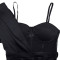 Fashion women's solid color long sleeved jumpsuit pants new INCLUDED BLET
