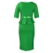 Women's collar fashionable temperament short sleeved OL tongle ruffle edge waist cinched dress