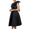 Women's Summer New Fashion Slant Shoulder Bow Banquet Dress Grand Pendant Dress