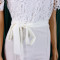 Sexy lace lace hollow short sleeved strap high waist wide leg foreign trade jumpsuit