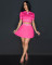 Fashion round neck short sleeved pleated two-piece set for women, knitted and printed design for women