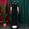 Sexy lace lace hollow short sleeved strap high waist wide leg foreign trade jumpsuit