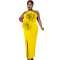 Fashion women's solid color sleeveless slit dress new