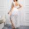 Solid color sleeveless women's dress