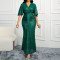 Hip hugging ladies' banquet evening gown