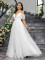 Elegant and slim fitting wedding dress, grand display, ladies' wedding dress, evening gown