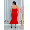 Fashion women's solid color sleeveless long dress new