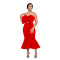 Fashion women's solid color sleeveless long dress new