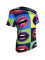 Fashionable and casual digital lip print top
