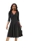 Sexy and fashionable deep V-neck women's dress