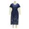 Elegant temperament, casual trend, plus size elegant dress