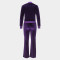 New product temperament elegant style solid color slim fit sports series long set