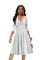 Sexy and fashionable deep V-neck women's dress