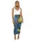 Tight and sexy thick skirt with 3D digital printing