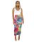 Tight and sexy thick skirt with 3D digital printing