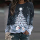 Fashionable and casual commuting top, Christmas versatile plus size hoodie