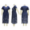 Elegant temperament, casual trend, plus size elegant dress