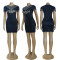 Summer new fashionable casual classic printed dress