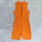 Solid color sports slim fit jumpsuit