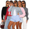 Comfortable and casual solid color woolen cardigan short jacket top sweater