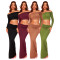High elasticity vacation nightclub micro transparent lapel and waist flip one shoulder skirt two-piece set