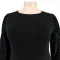 Large size women's winter new item pearl sleeve round neck jumpsuit