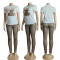 Summer and Autumn New Fashionable Embroidered Short sleeved Pants Sports Two piece Set in 2 Colors