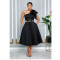 Fashion women's solid color sexy dress