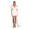Fashion women's solid color mesh sleeveless dress new